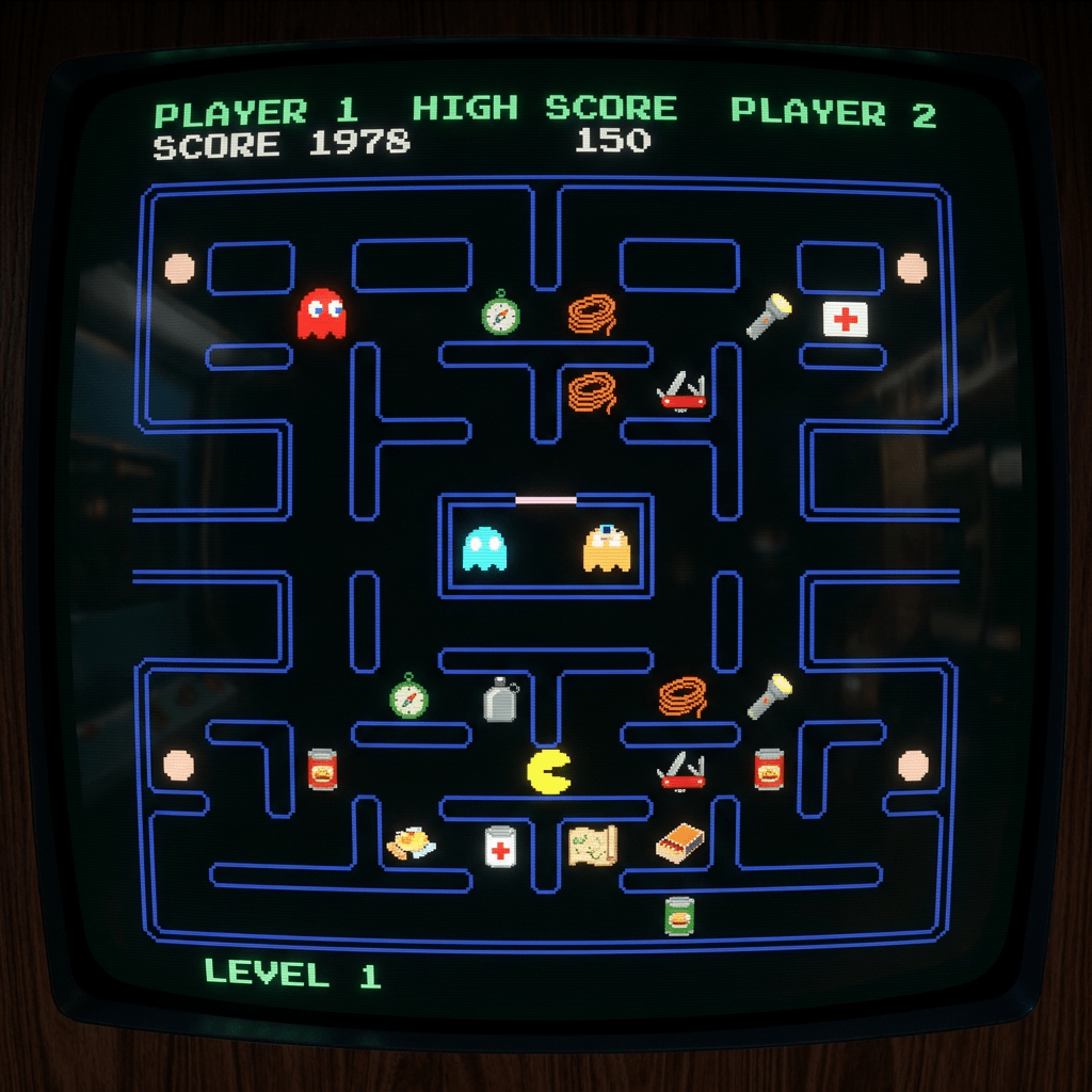 Scraps From The Cutting Room Floor, Pt. XIX: Of Preppers and&nbsp;PacMan…